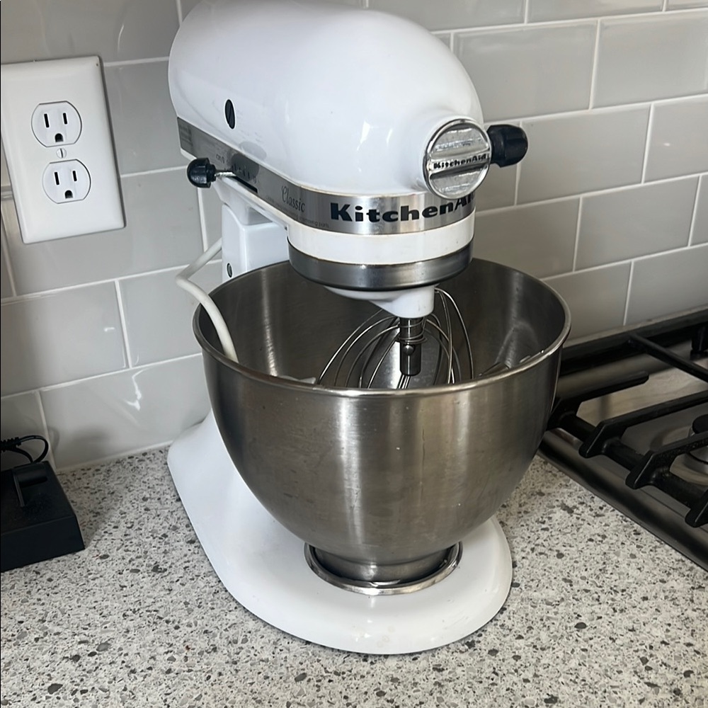 KitchenAid White Stand Mixer